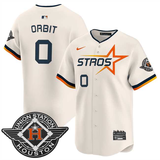 Men%27s Houston Astros #0 Kaleb Ort Cream 2025 City Connect Limited Stitched Jersey Dzhi->cleveland guardians->MLB Jersey